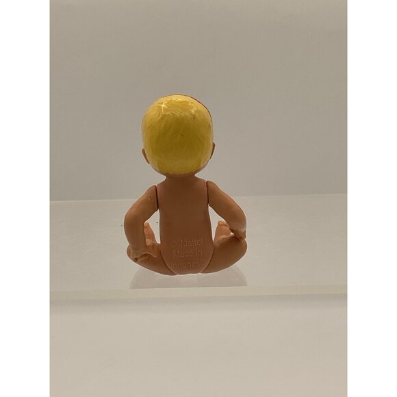 Mattel Babysitters Inc Blond Haired Blue Eyed Freckeled Barbie Baby Doll - Picture 2 of 3